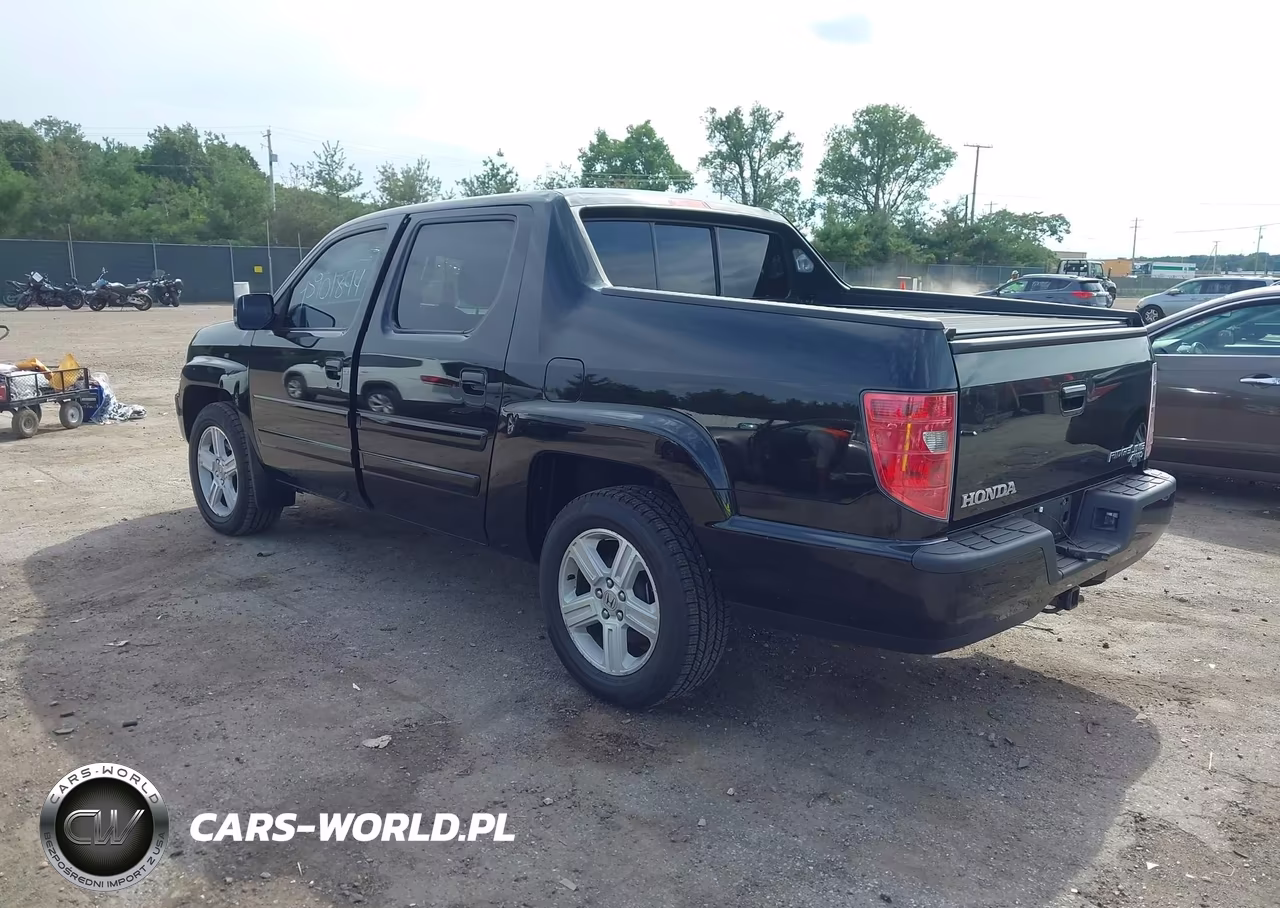 2010 Honda Ridgeline Rtl VIN:5FPYK1F5XAB006839 - 3