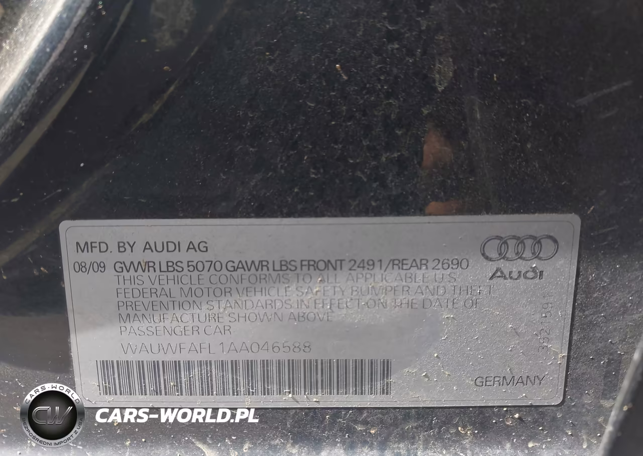 2010 Audi A4 2.0T Premium VIN:WAUWFAFL1AA046588 - 9