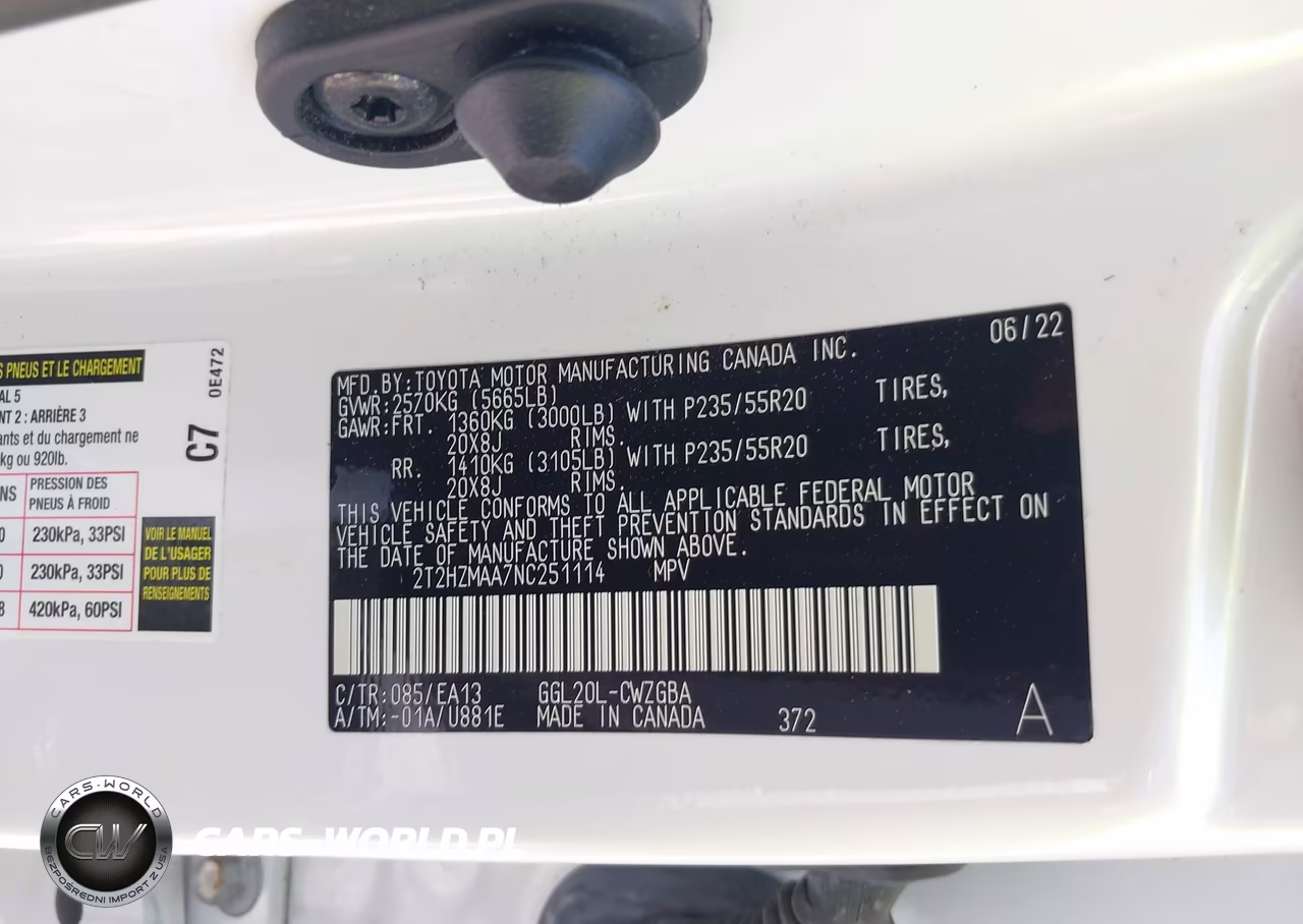 2022 Lexus Rx 350 VIN:2T2HZMAA7NC251114 - 9