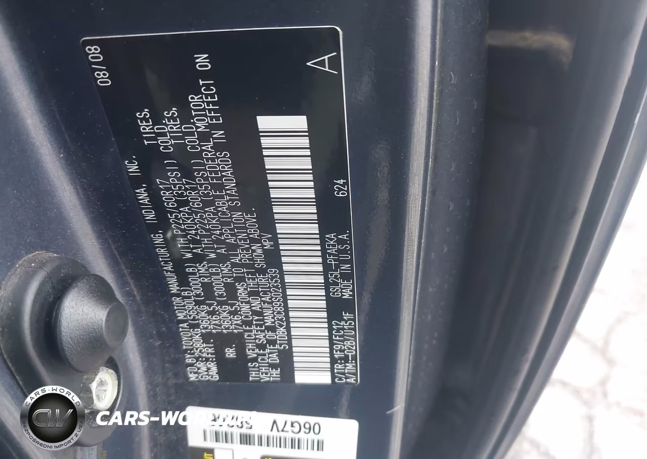 2009 Toyota Sienna Le VIN:5TDBK23C89S023539 - 9