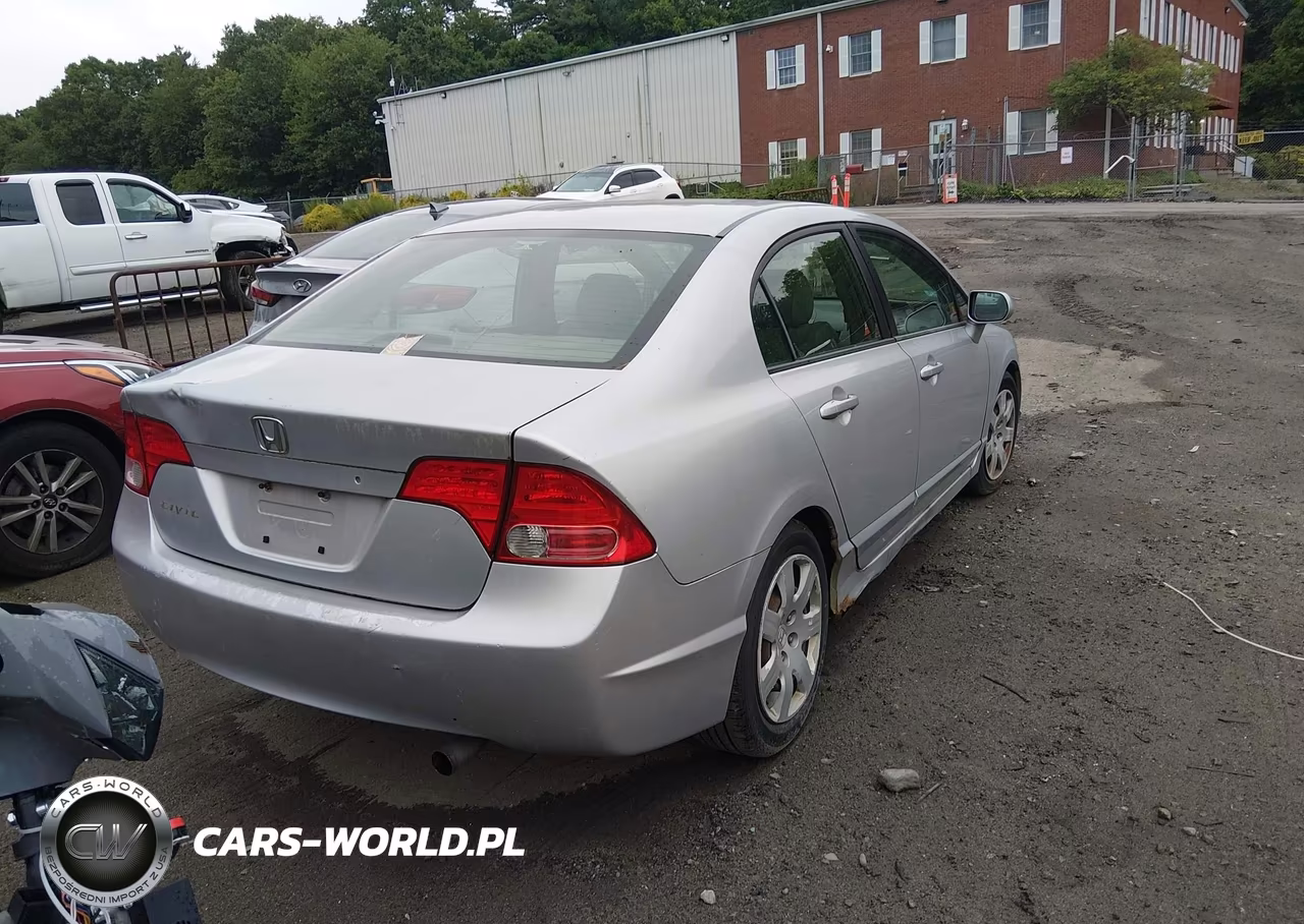 2007 Honda Civic Lx VIN:1HGFA15537L052377 - 4