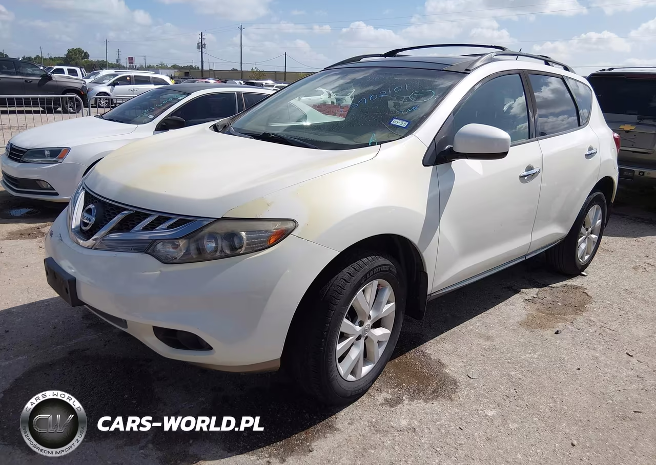 2011 Nissan Murano Sl VIN:JN8AZ1MU7BW068507 - 2