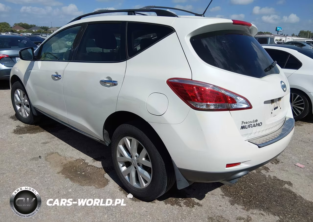2011 Nissan Murano Sl VIN:JN8AZ1MU7BW068507 - 3