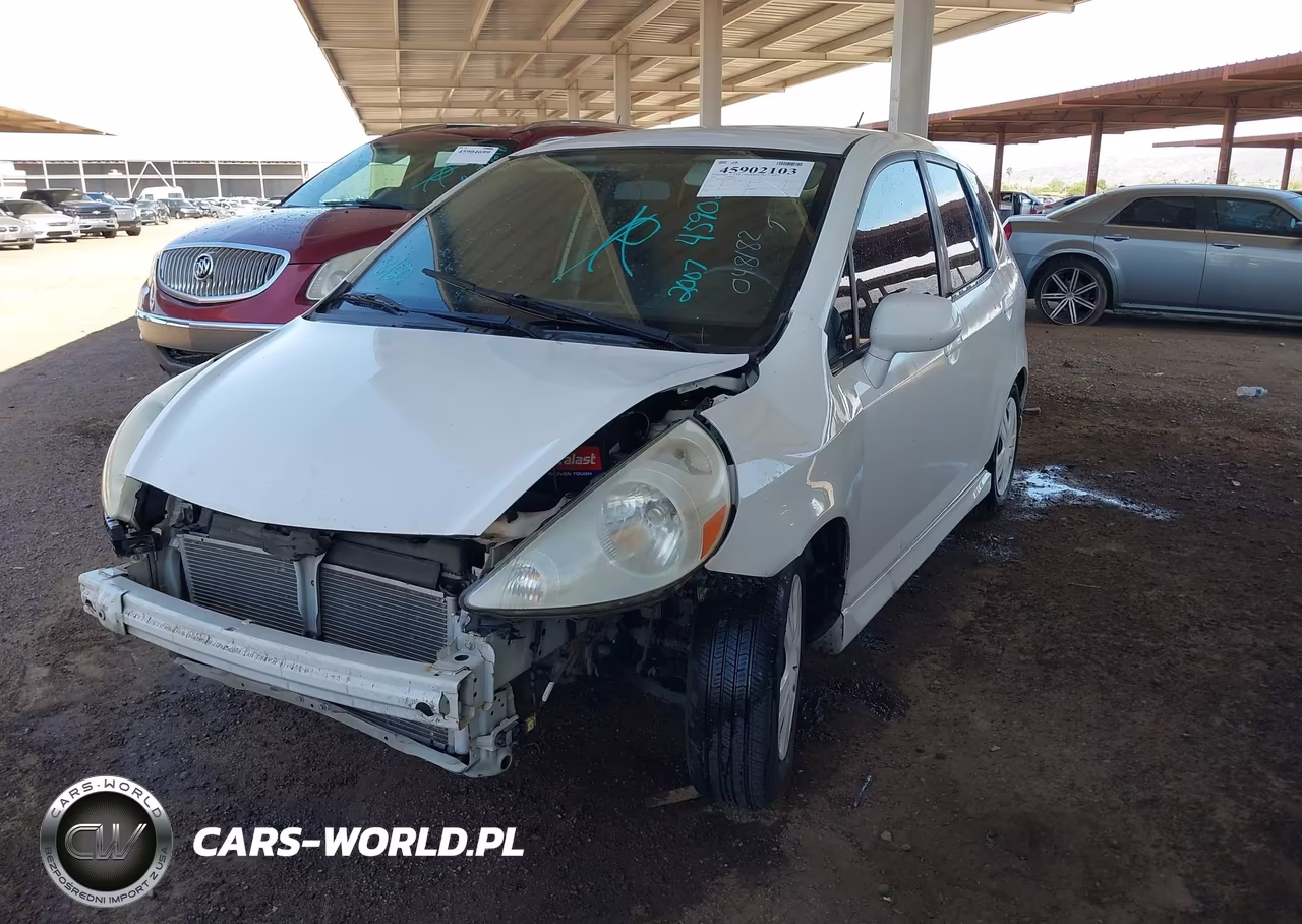 2007 Honda Fit Sport VIN:JHMGD38637S048182 - 2