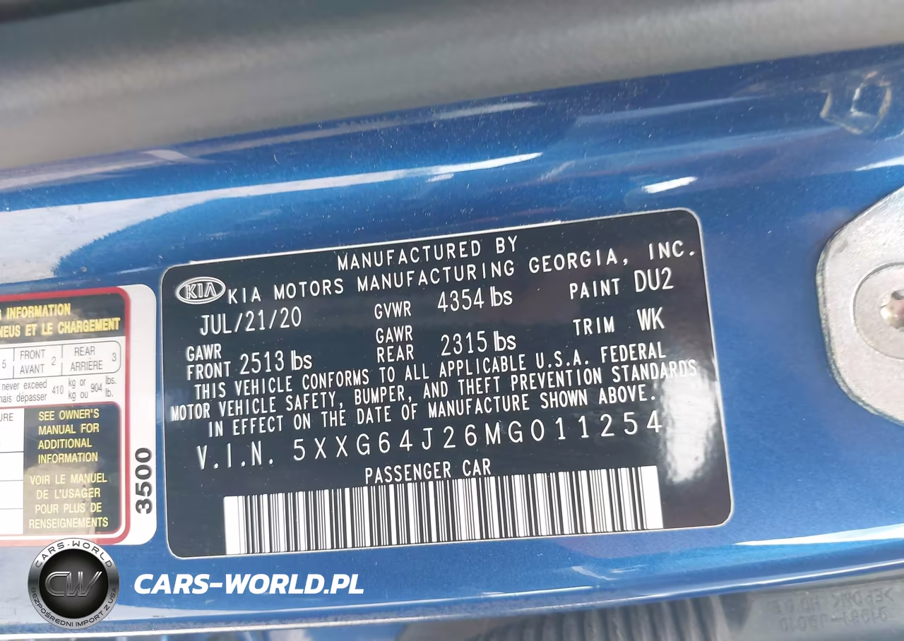 2021 Kia K5 Gt-Line VIN:5XXG64J26MG011254 - 9
