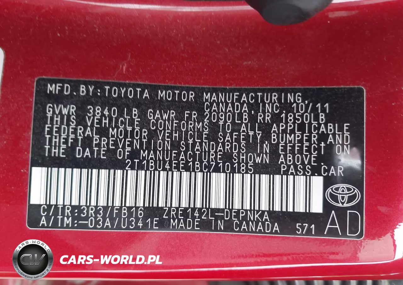 2011 Toyota Corolla Le VIN:2T1BU4EE1BC710185 - 9