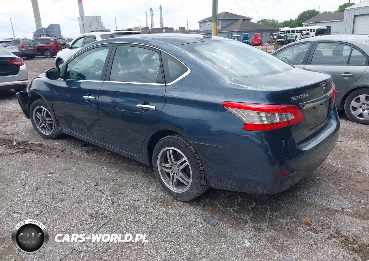 2013 Nissan Sentra Sv VIN:3N1AB7AP6DL709031 - 3