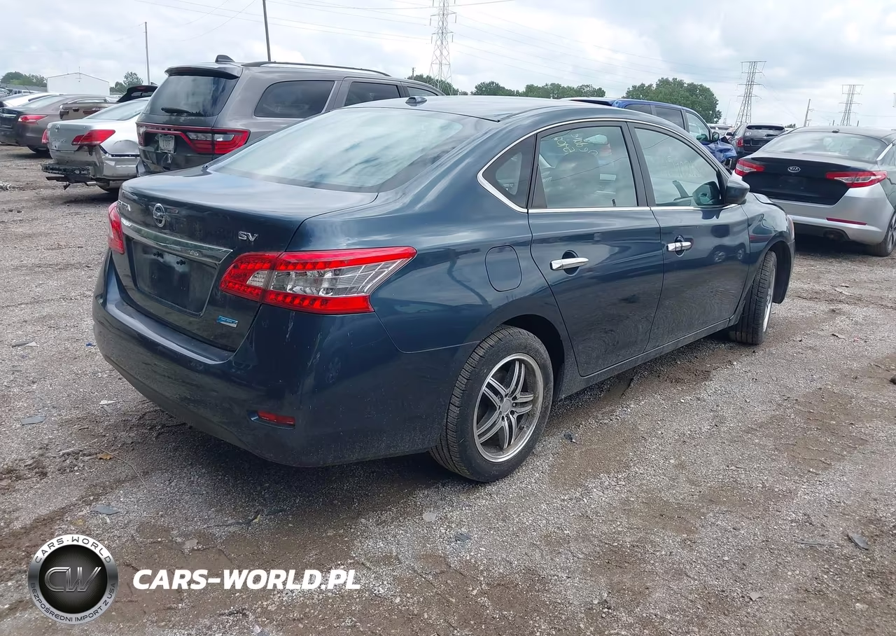 2013 Nissan Sentra Sv VIN:3N1AB7AP6DL709031 - 4