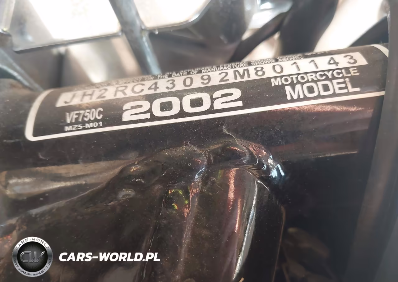 2002 Honda Vf750 C VIN:JH2RC43092M801143 - 10