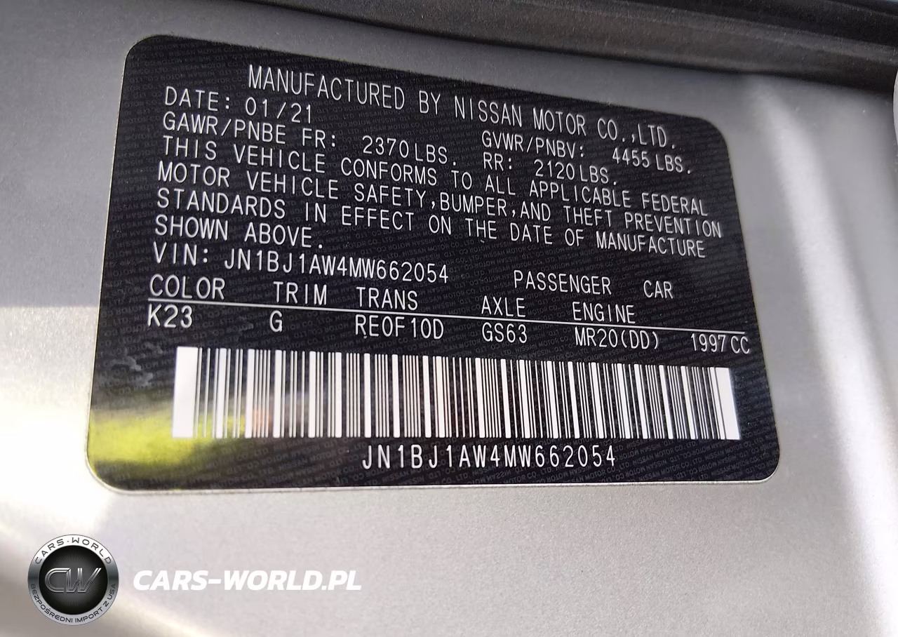 2021 Nissan Rogue Sport S Awd Xtronic Cvt VIN:JN1BJ1AW4MW662054 - 9