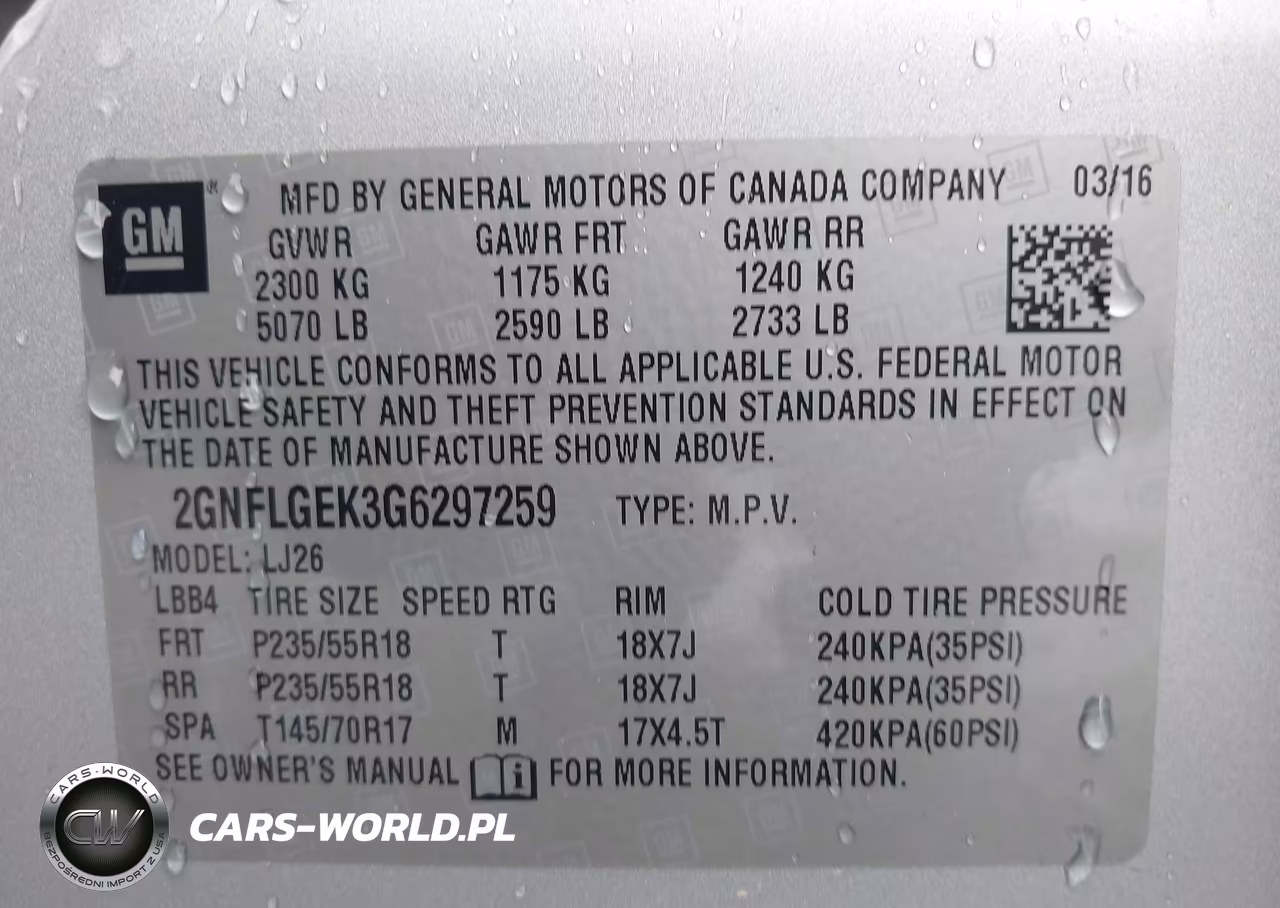 2016 Chevrolet Equinox Ltz VIN:2GNFLGEK3G6297259 - 9