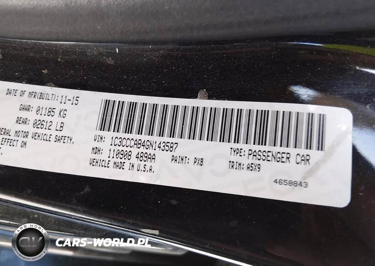 2016 Chrysler 200 Limited VIN:1C3CCCAB4GN143587 - 9