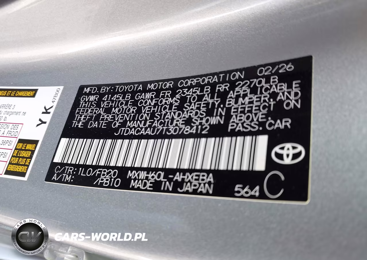 2026 Toyota Prius Le VIN:JTDACAAU7T3078412 - 9