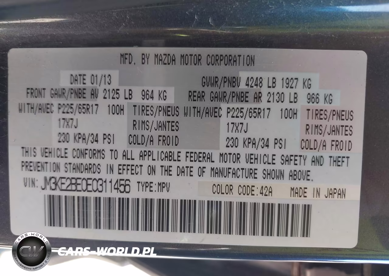 2014 Mazda Cx-5 Sport VIN:JM3KE2BE0E0311456 - 9