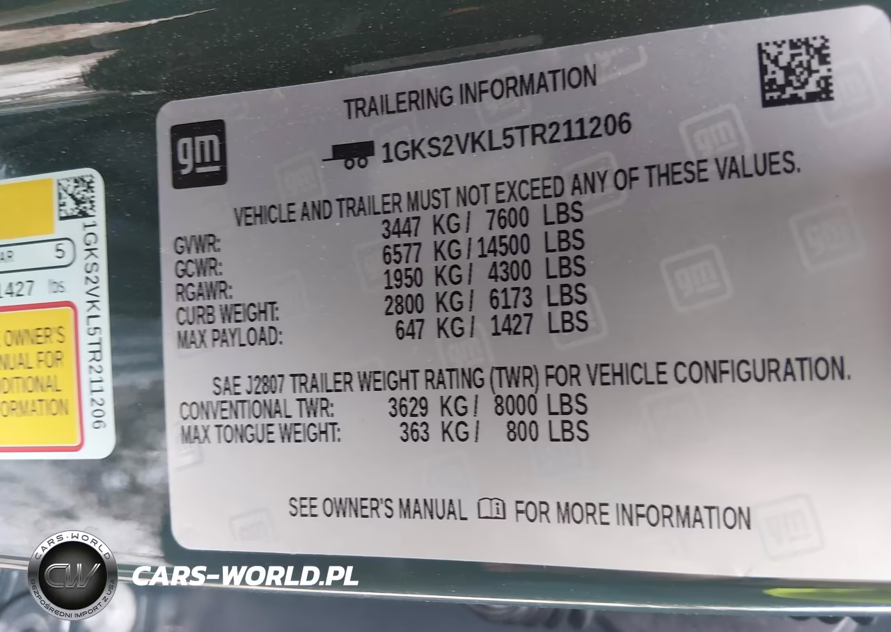 2026 GMC Yukon 4Wd At4 Ultimate VIN:1GKS2VKL5TR211206 - 9