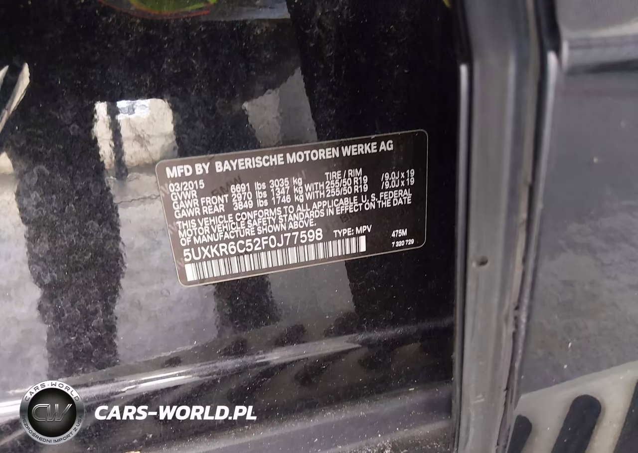 2015 BMW X5 xDrive50I VIN:5UXKR6C52F0J77598 - 9