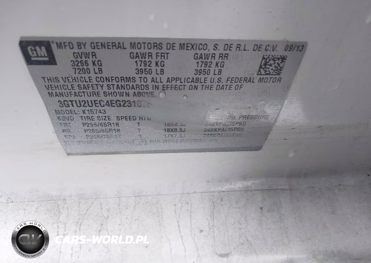 2014 GMC Sierra 1500 Sle VIN:3GTU2UEC4EG231878 - 9