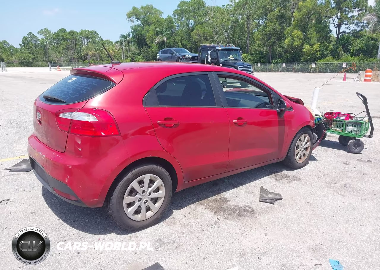 2013 Kia Rio Lx VIN:KNADM5A39D6246850 - 4