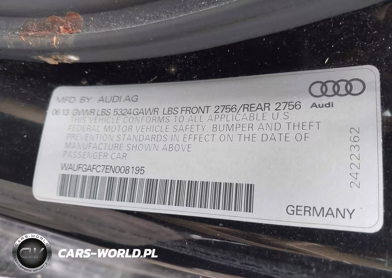 2014 Audi A6 3.0T Premium Plus VIN:WAUFGAFC7EN008195 - 9