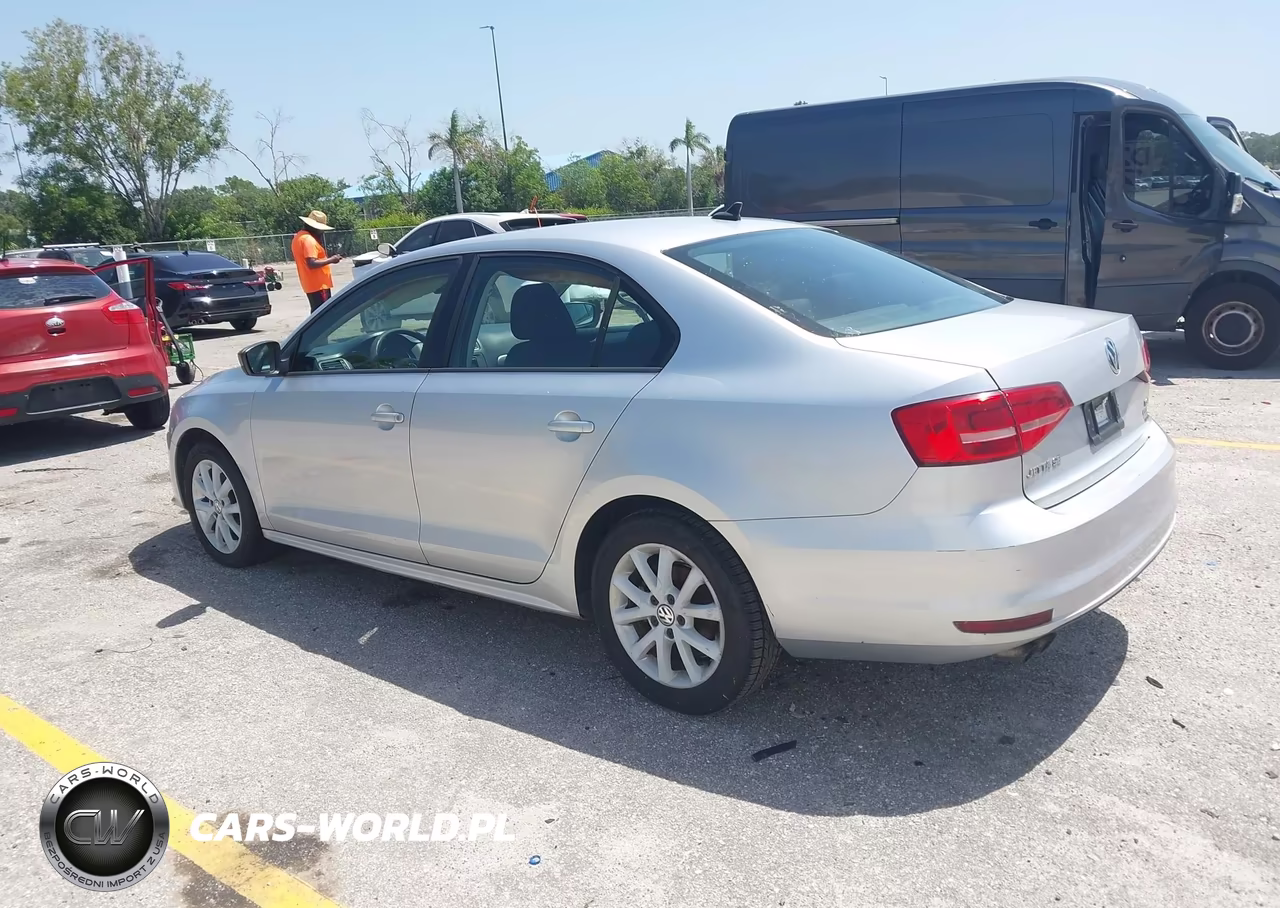 2015 Volkswagen Jetta 1.8T Se VIN:3VWD17AJ1FM233046 - 3