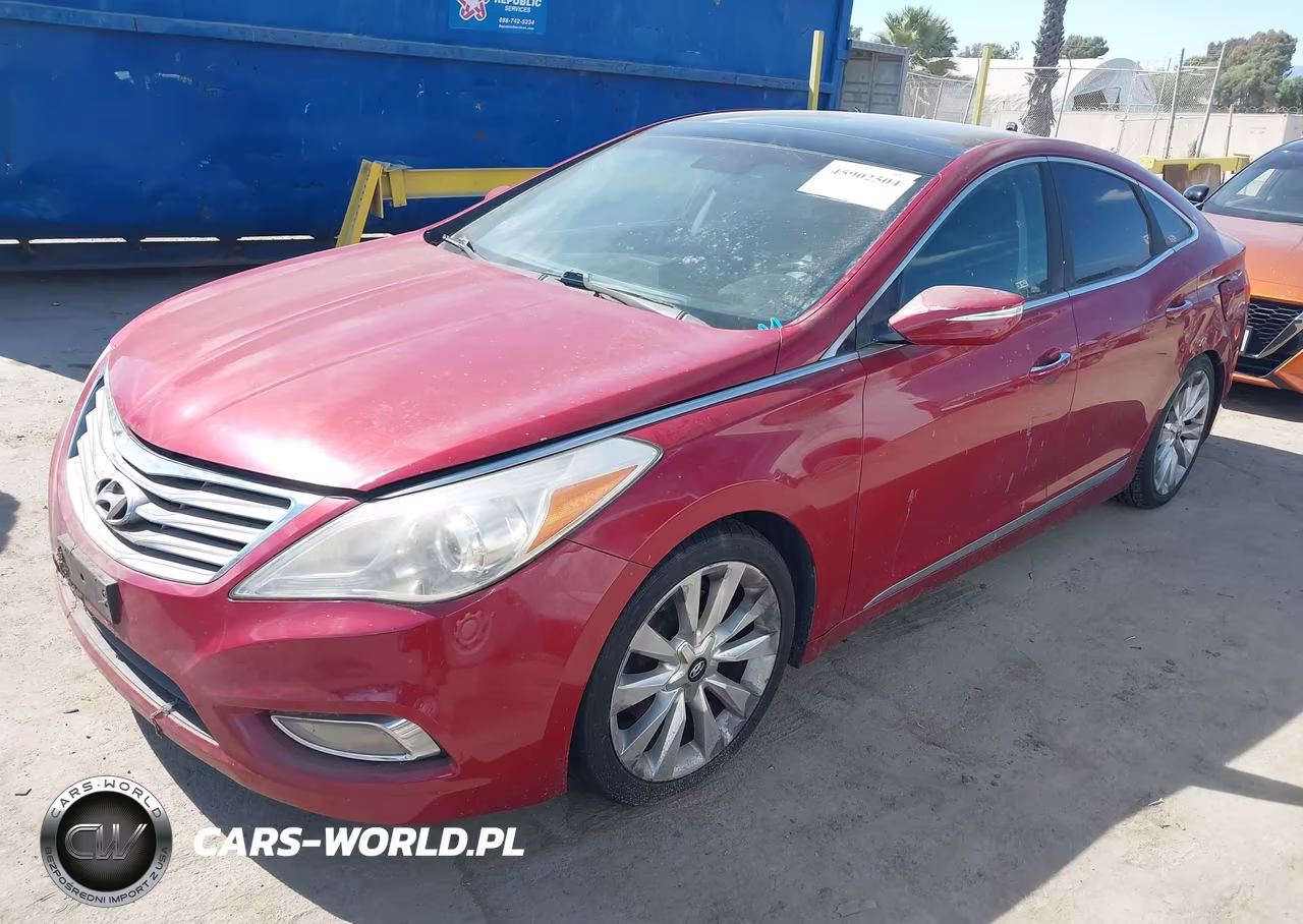 2012 Hyundai Azera VIN:KMHFH4JG2CA124626 - 2