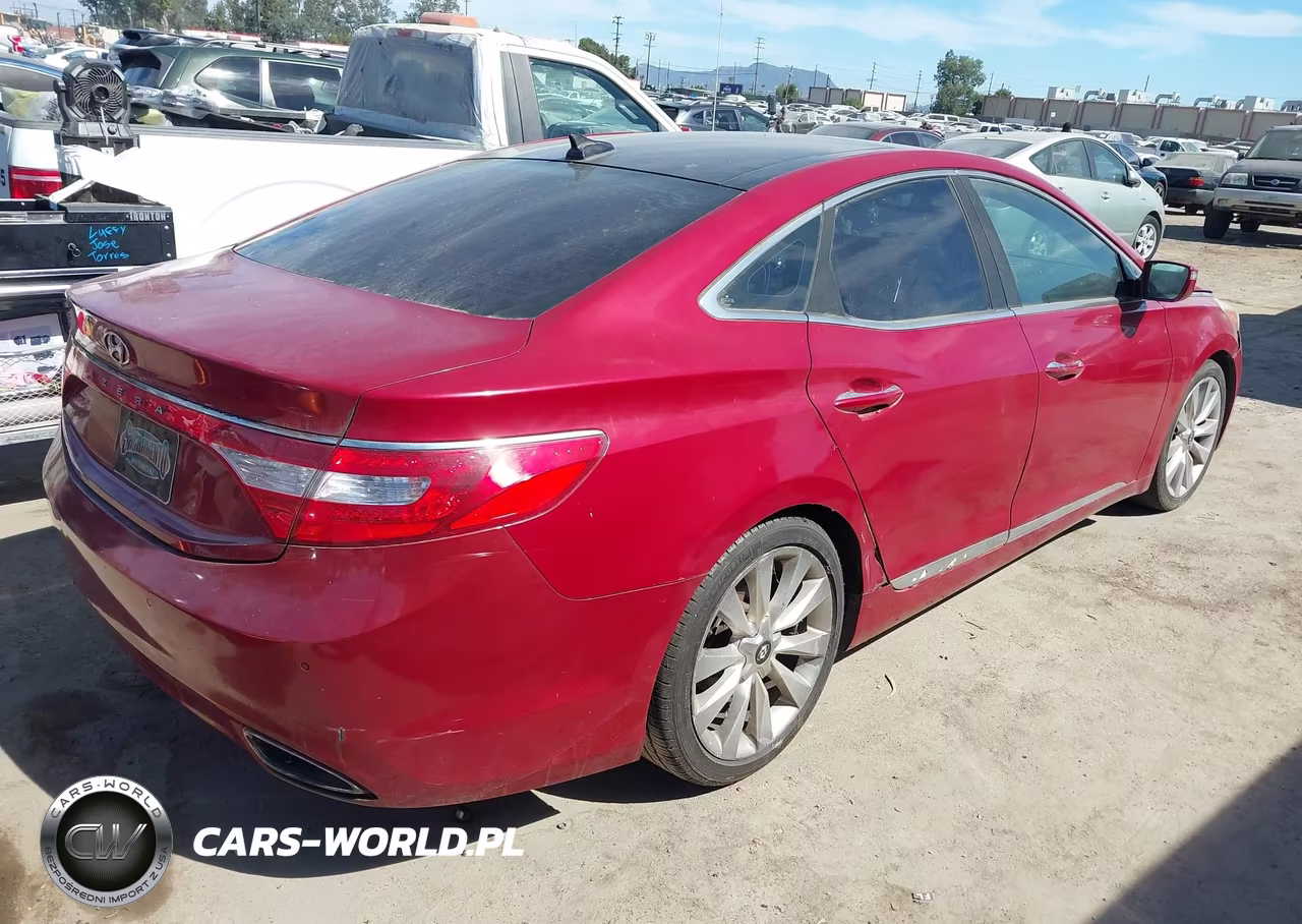 2012 Hyundai Azera VIN:KMHFH4JG2CA124626 - 4