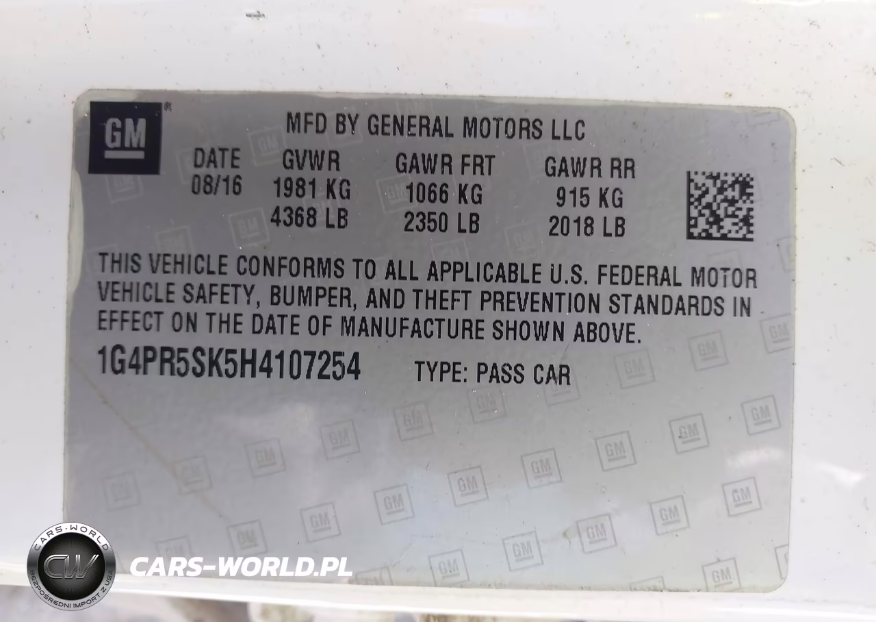 2017 Buick Verano Sport Touring VIN:1G4PR5SK5H4107254 - 9