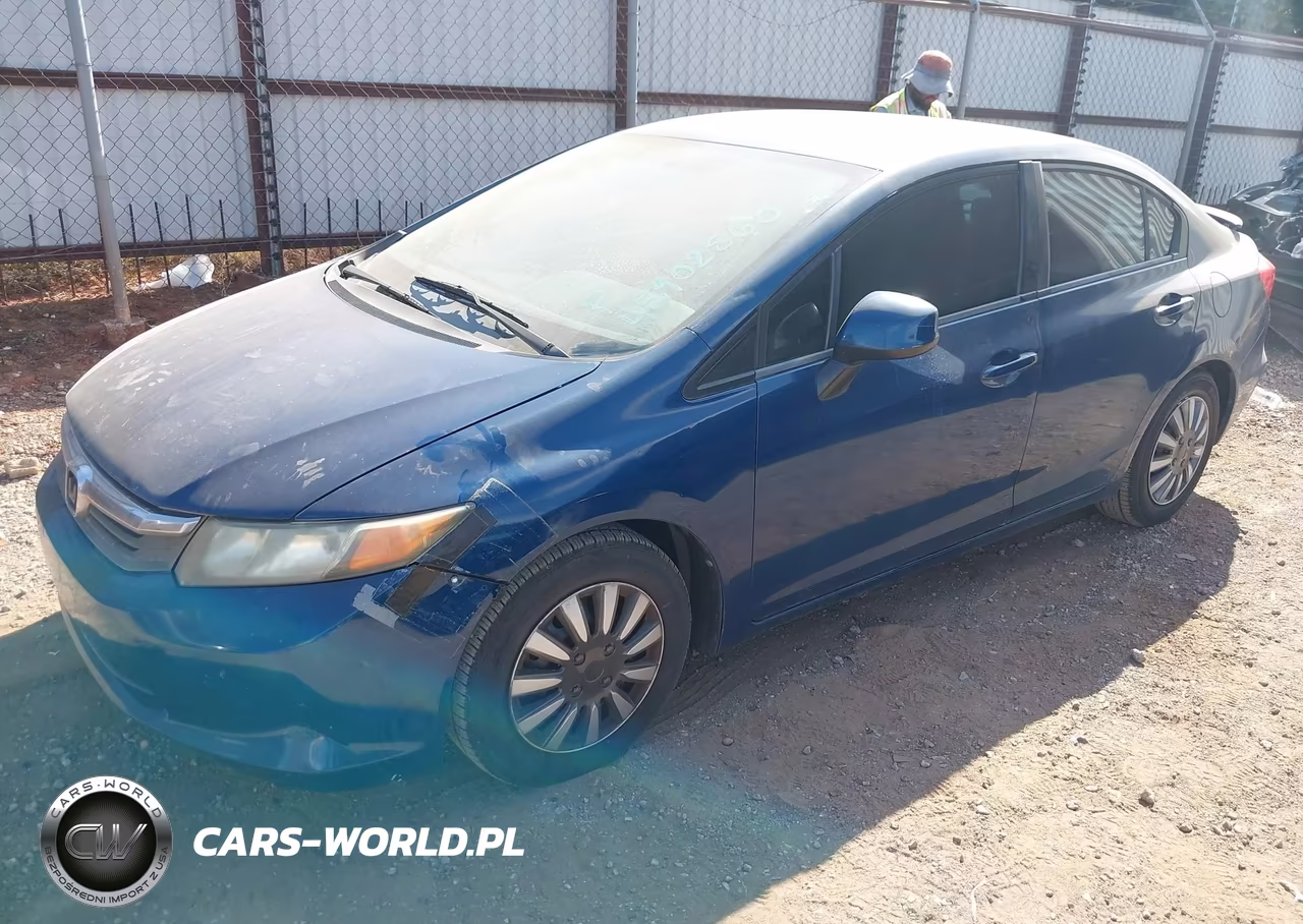 2012 Honda Civic Lx VIN:2HGFB2F51CH542521 - 2
