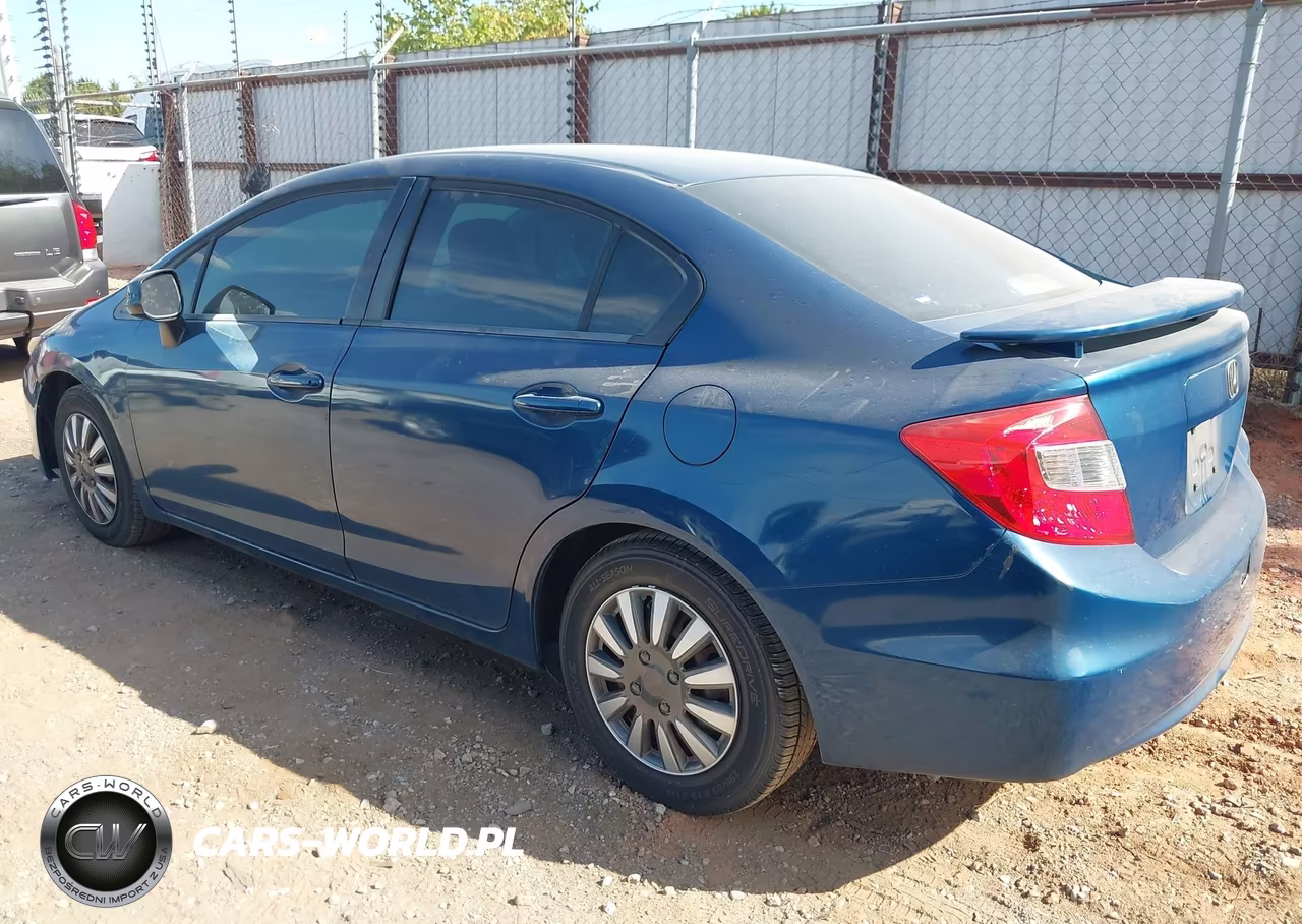 2012 Honda Civic Lx VIN:2HGFB2F51CH542521 - 3