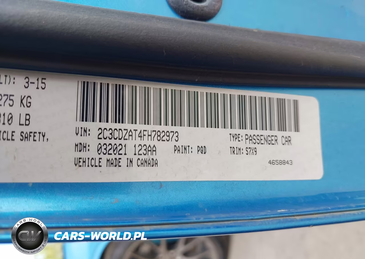 2015 Dodge Challenger R-T Shaker VIN:2C3CDZAT4FH782973 - 9