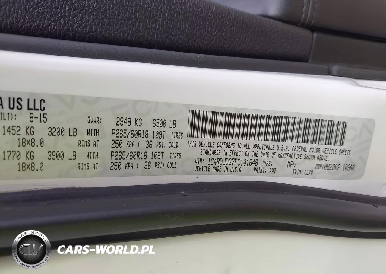 2015 Dodge Durango Limited VIN:1C4RDJDG7FC101648 - 9
