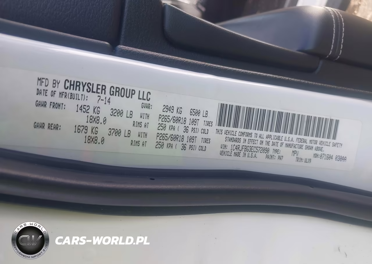 2014 Jeep Grand Cherokee Limited VIN:1C4RJFBG3EC572090 - 9