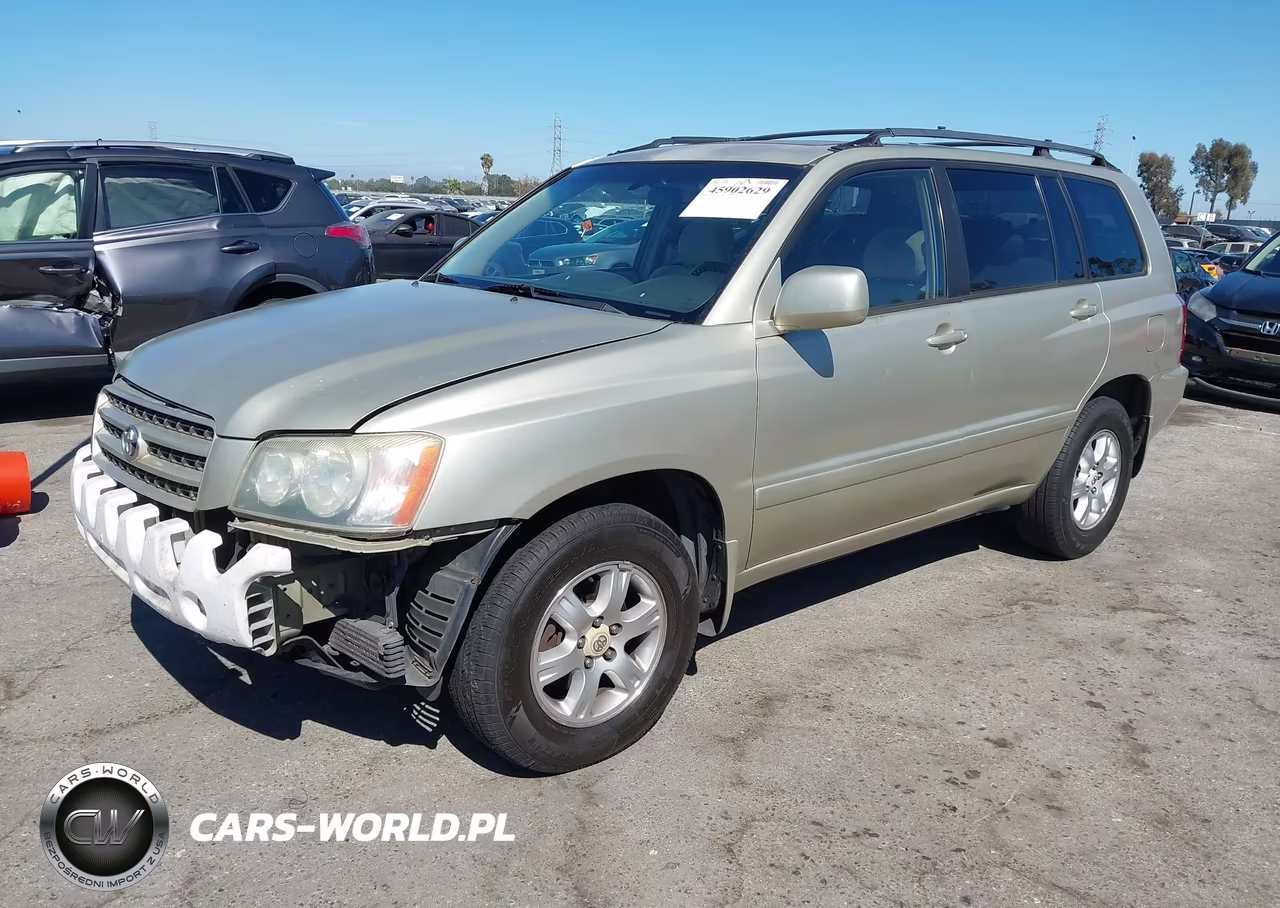 2001 Toyota Highlander V6 VIN:JTEGF21A510003280 - 2