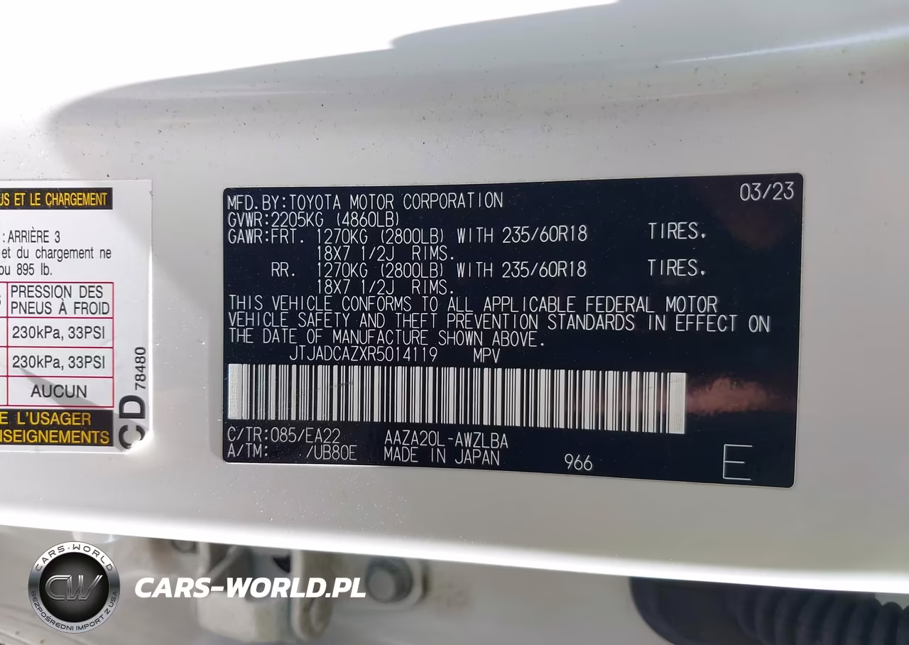2024 Lexus Nx 250 VIN:JTJADCAZXR5014119 - 9