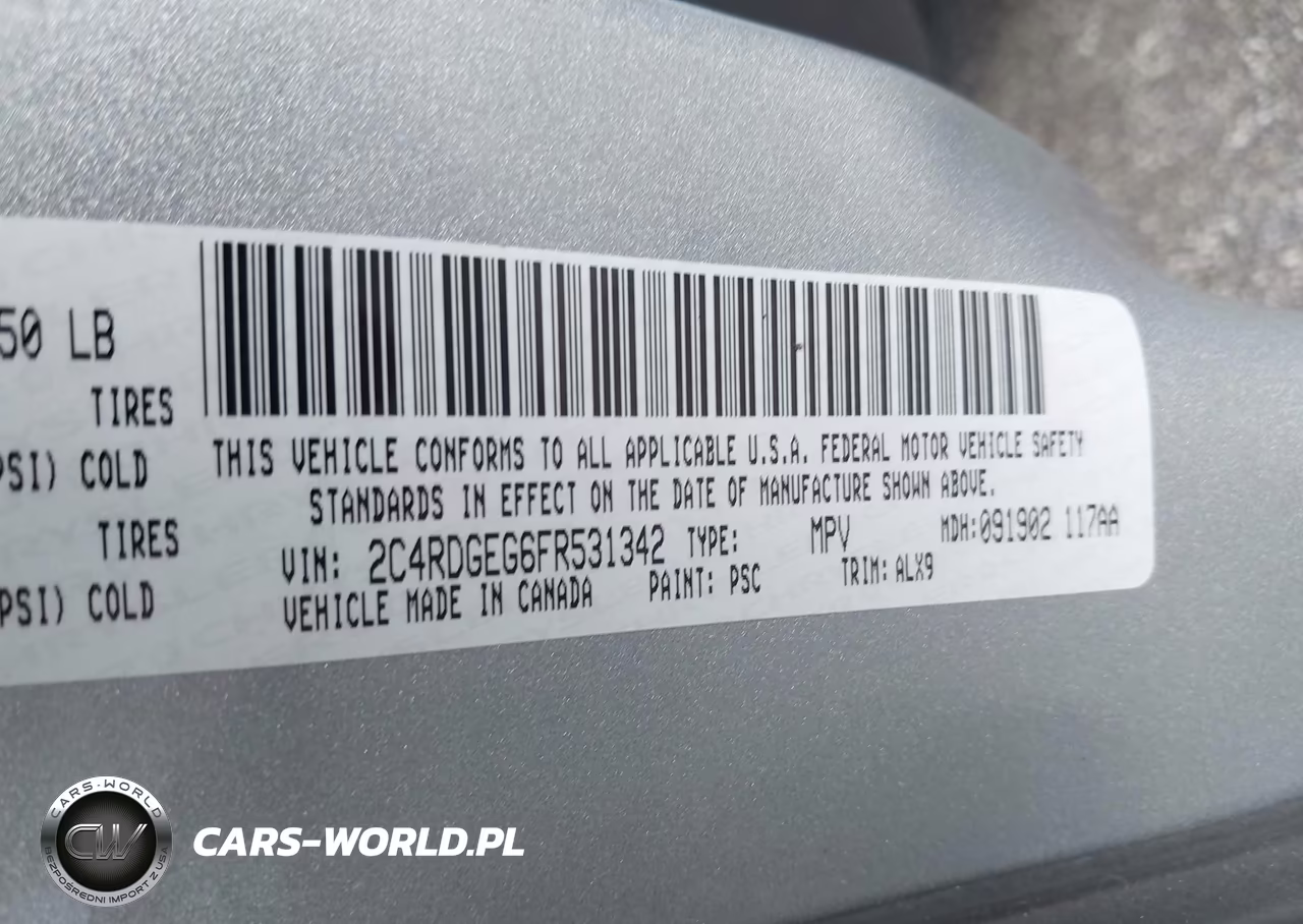 2015 Dodge Grand Caravan R-T VIN:2C4RDGEG6FR531342 - 9