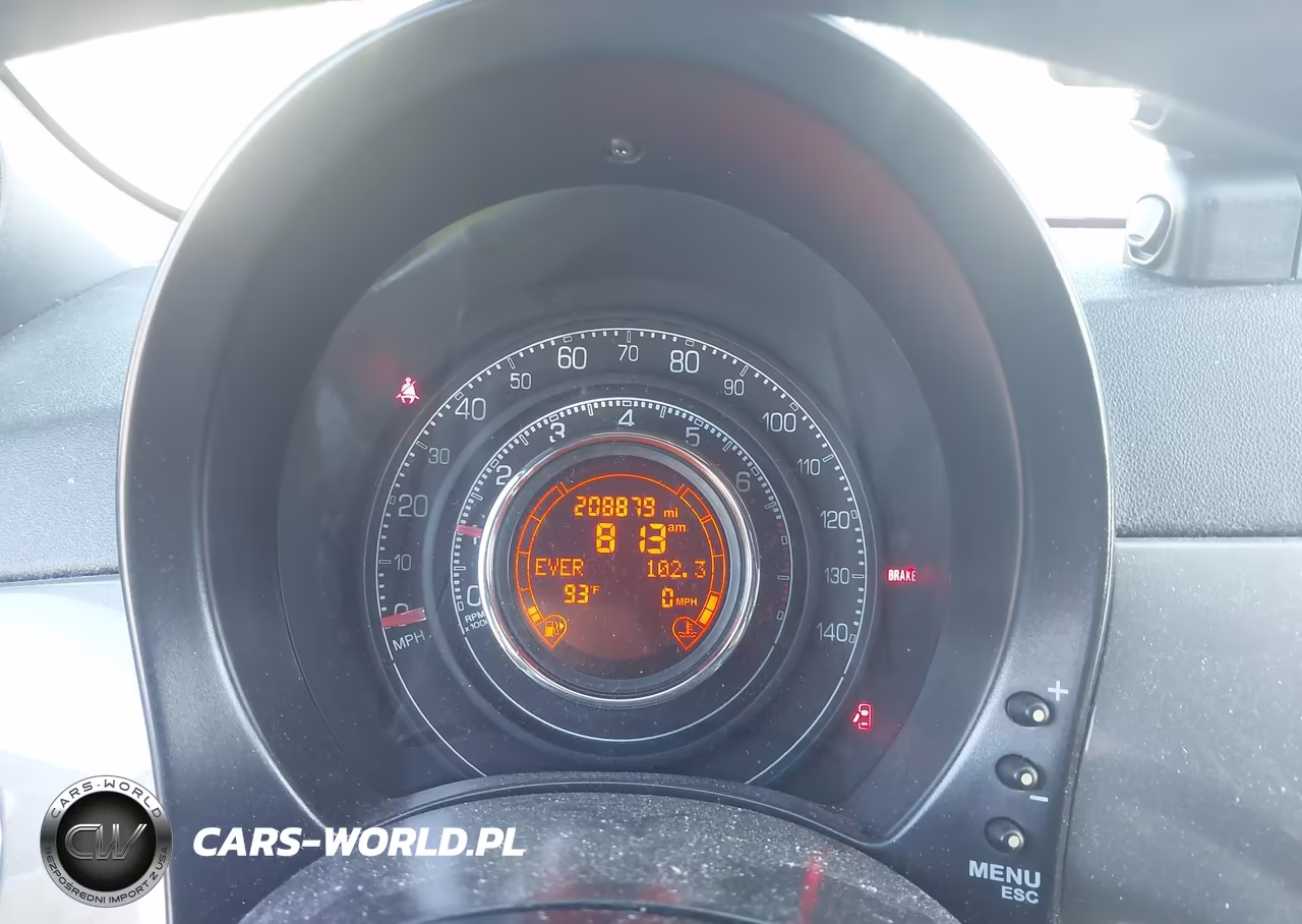 2012 Fiat 500 Sport VIN:3C3CFFBR5CT295828 - 7