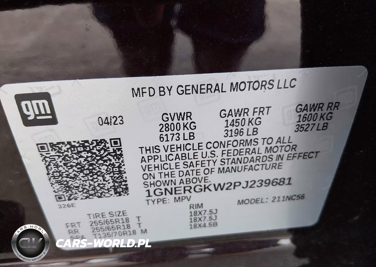 2023 Chevrolet Traverse Fwd Lt Cloth VIN:1GNERGKW2PJ239681 - 9