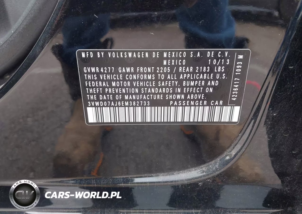 2014 Volkswagen Jetta 1.8T Se VIN:3VWD07AJ6EM382733 - 9