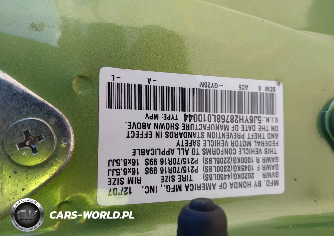 2008 Honda Element Ex VIN:5J6YH28768L010044 - 9