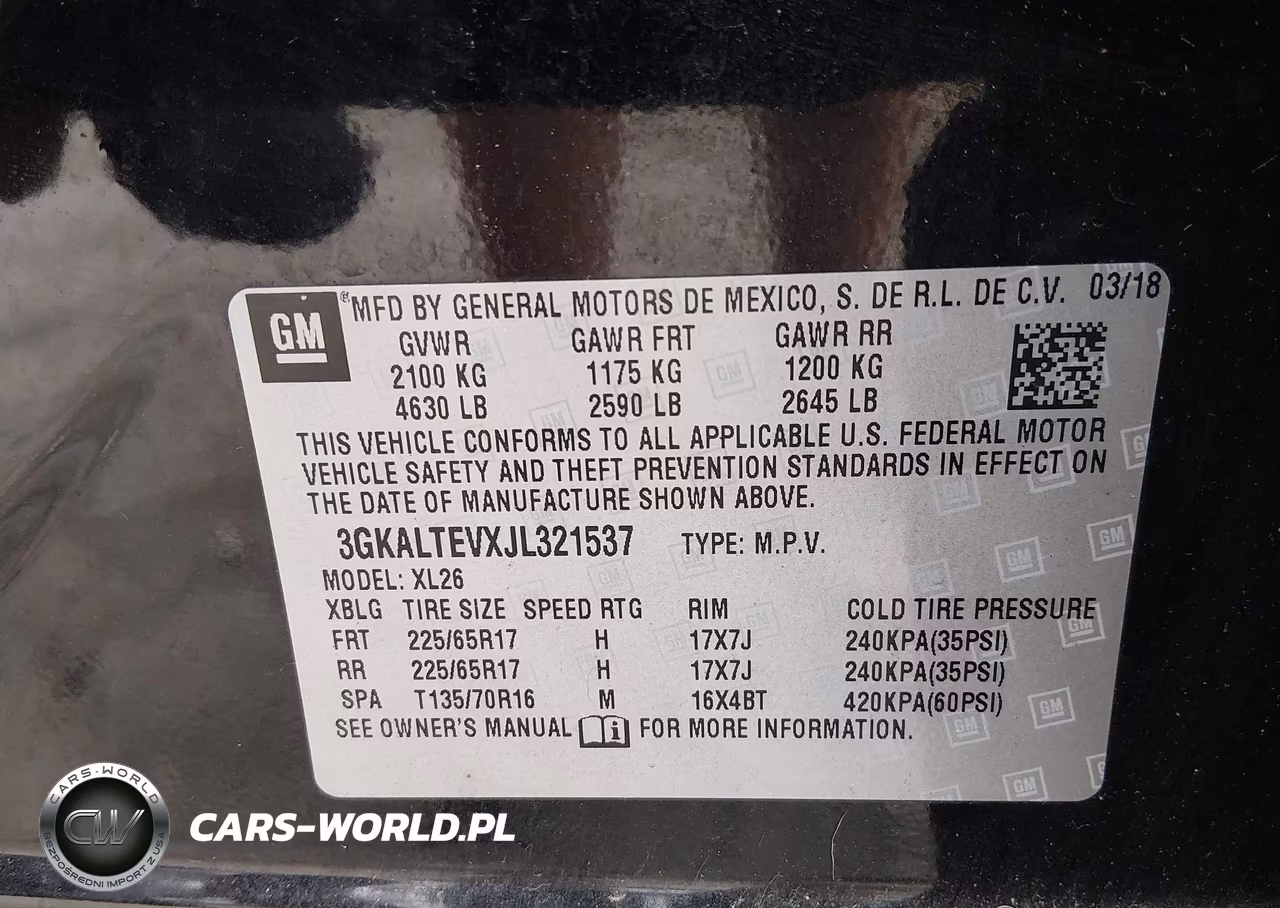 2018 GMC Terrain Sle VIN:3GKALTEVXJL321537 - 9