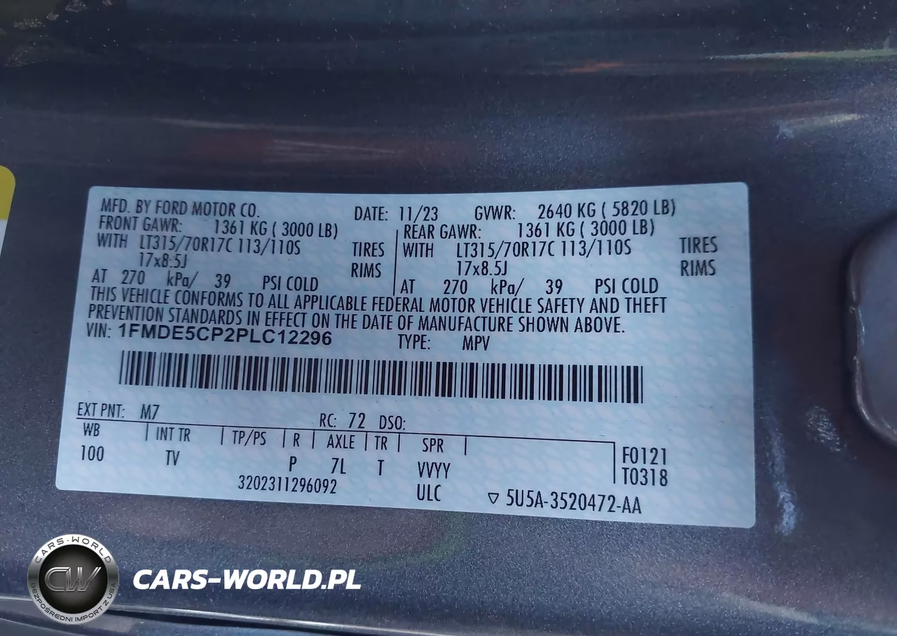 2023 Ford Bronco Wildtrak VIN:1FMDE5CP2PLC12296 - 9