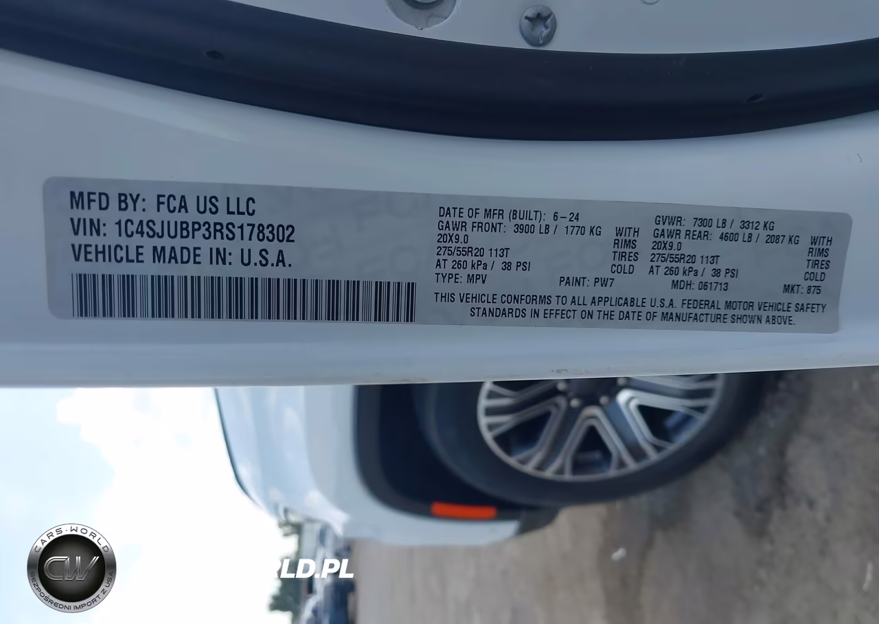 2024 Jeep Wagoneer Series Ii 4X2 VIN:1C4SJUBP3RS178302 - 9
