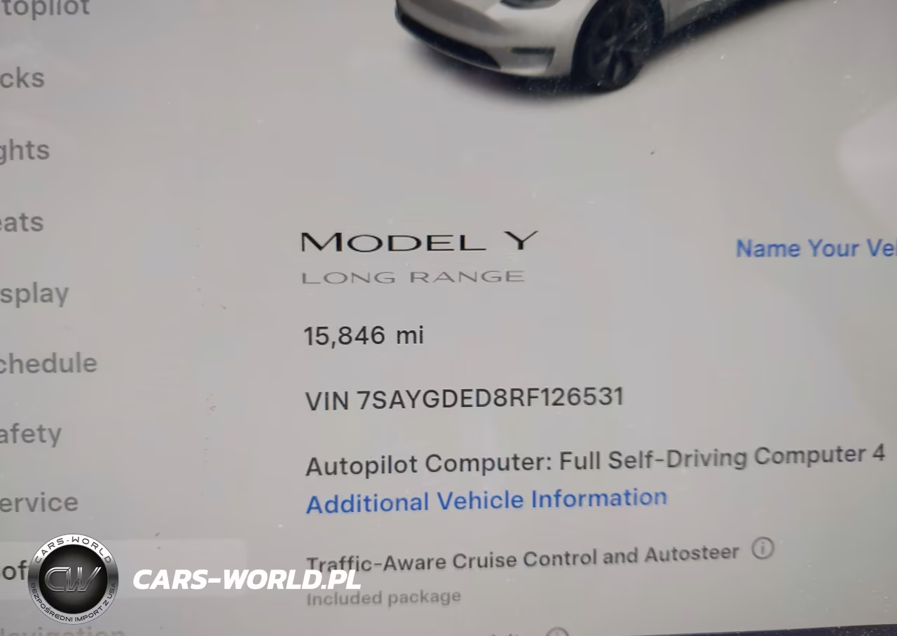 2024 Tesla Model Y Long Range Single Motor Rear-Wheel Drive-Rwd VIN:7SAYGDED8RF126531 - 16