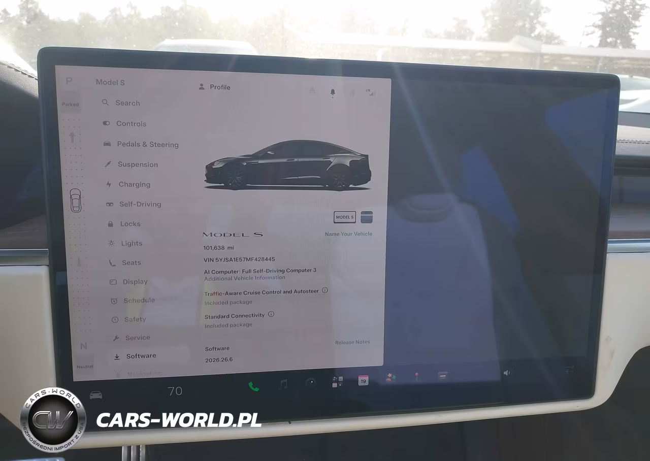 2021 Tesla Model S Long Range Dual Motor All-Wheel Drive VIN:5YJSA1E57MF428445 - 7