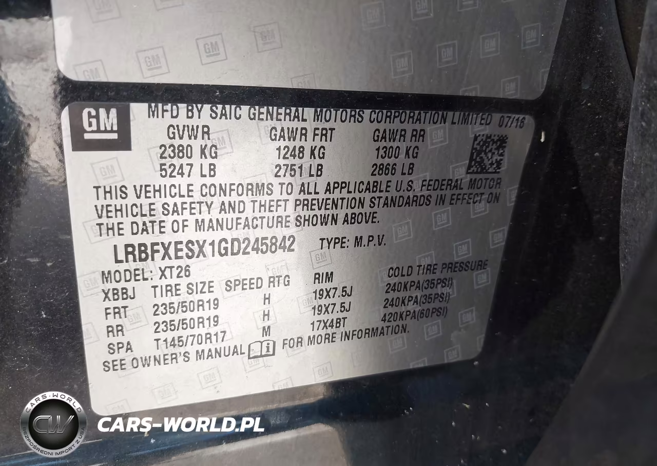 2016 Buick Envision Premium I VIN:LRBFXESX1GD245842 - 9