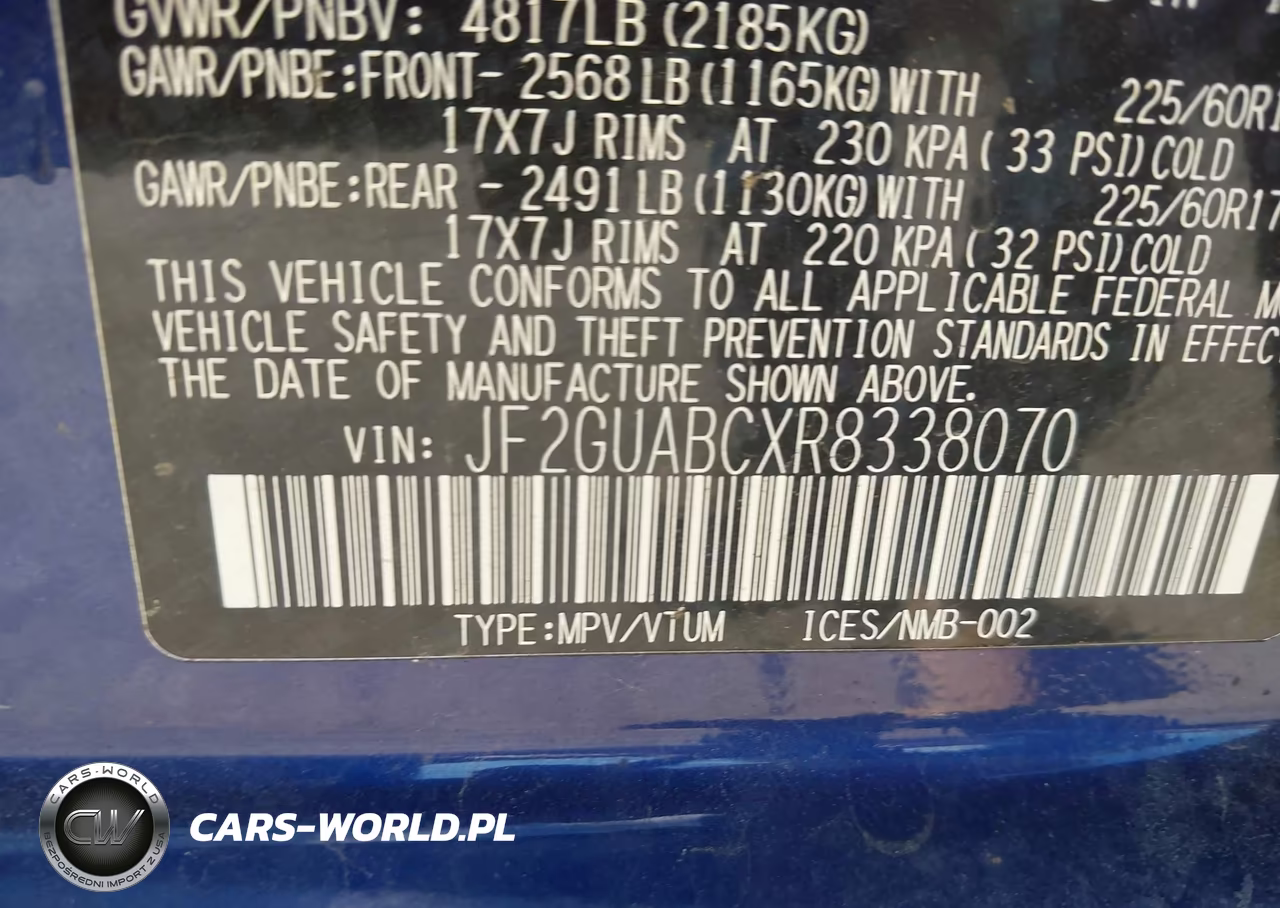 2024 Subaru Crosstrek VIN:JF2GUABCXR8338070 - 9