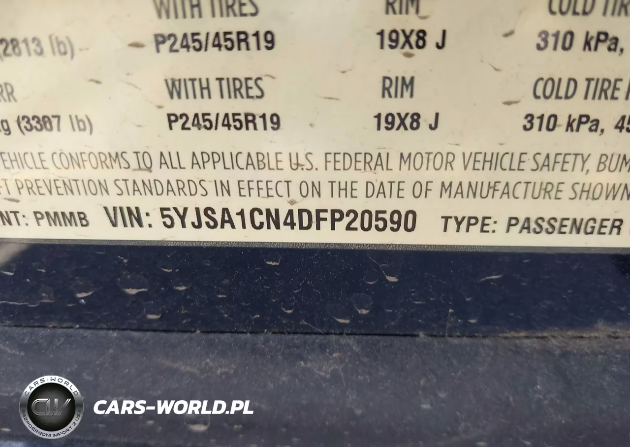 2013 Tesla Model S VIN:5YJSA1CN4DFP20590 - 8