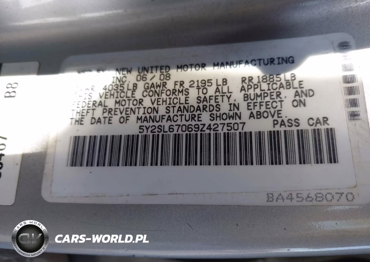 2009 Pontiac Vibe VIN:5Y2SL67069Z427507 - 9