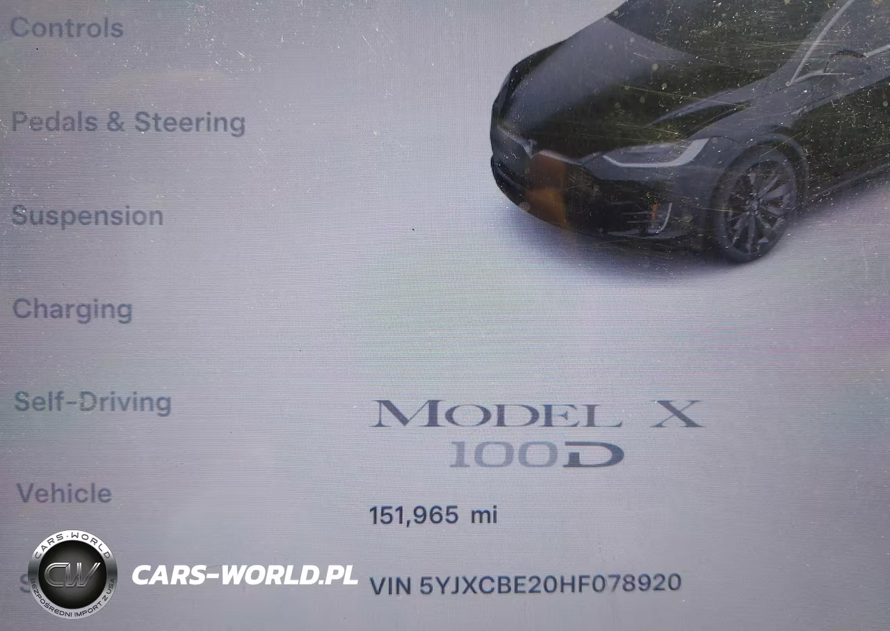 2017 Tesla Model X 100D-75D-90D VIN:5YJXCBE20HF078920 - 7