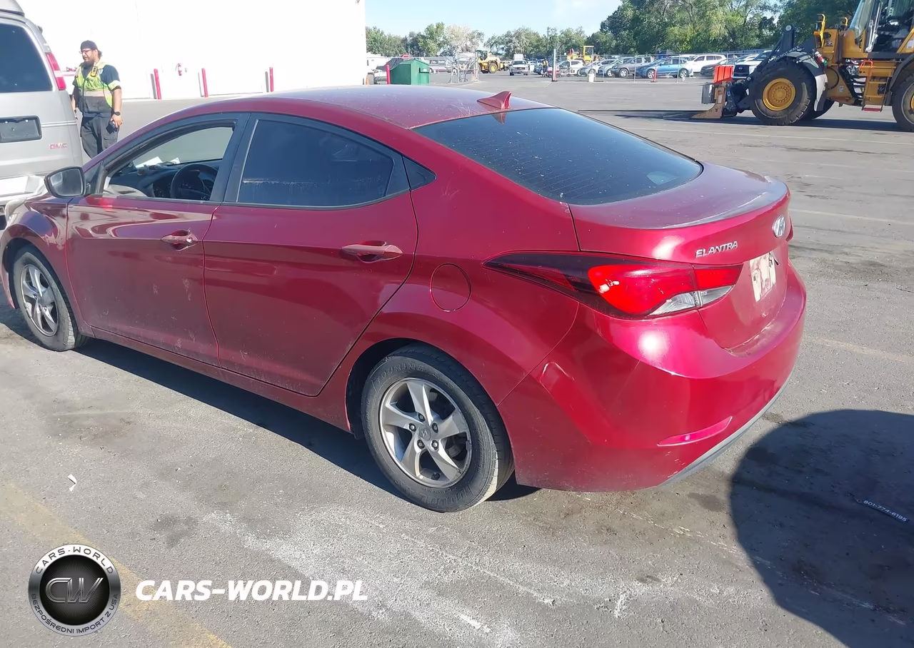 2014 Hyundai Elantra Se VIN:5NPDH4AE7EH513848 - 3